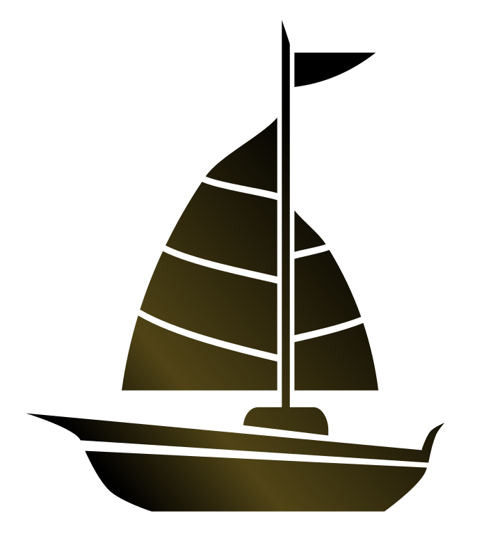 Simple Sailboat By Viscious Speed   Abstract Boat Sail Sailboat