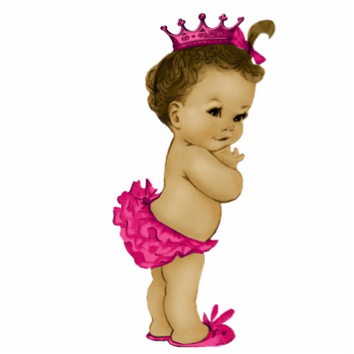 Vintage Pink Princess Baby Girl Shower Acrylic Cut Out   Zazzle