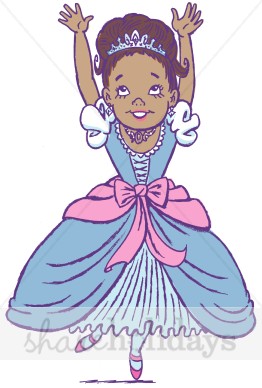 Black Princess Clipart   Party Clipart   Backgrounds