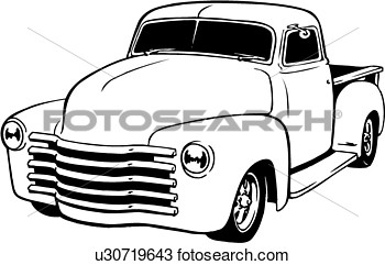 Cl Ssicas 1949 Chevy Pickup Caminh O Ampliar Gr Fico Clipart