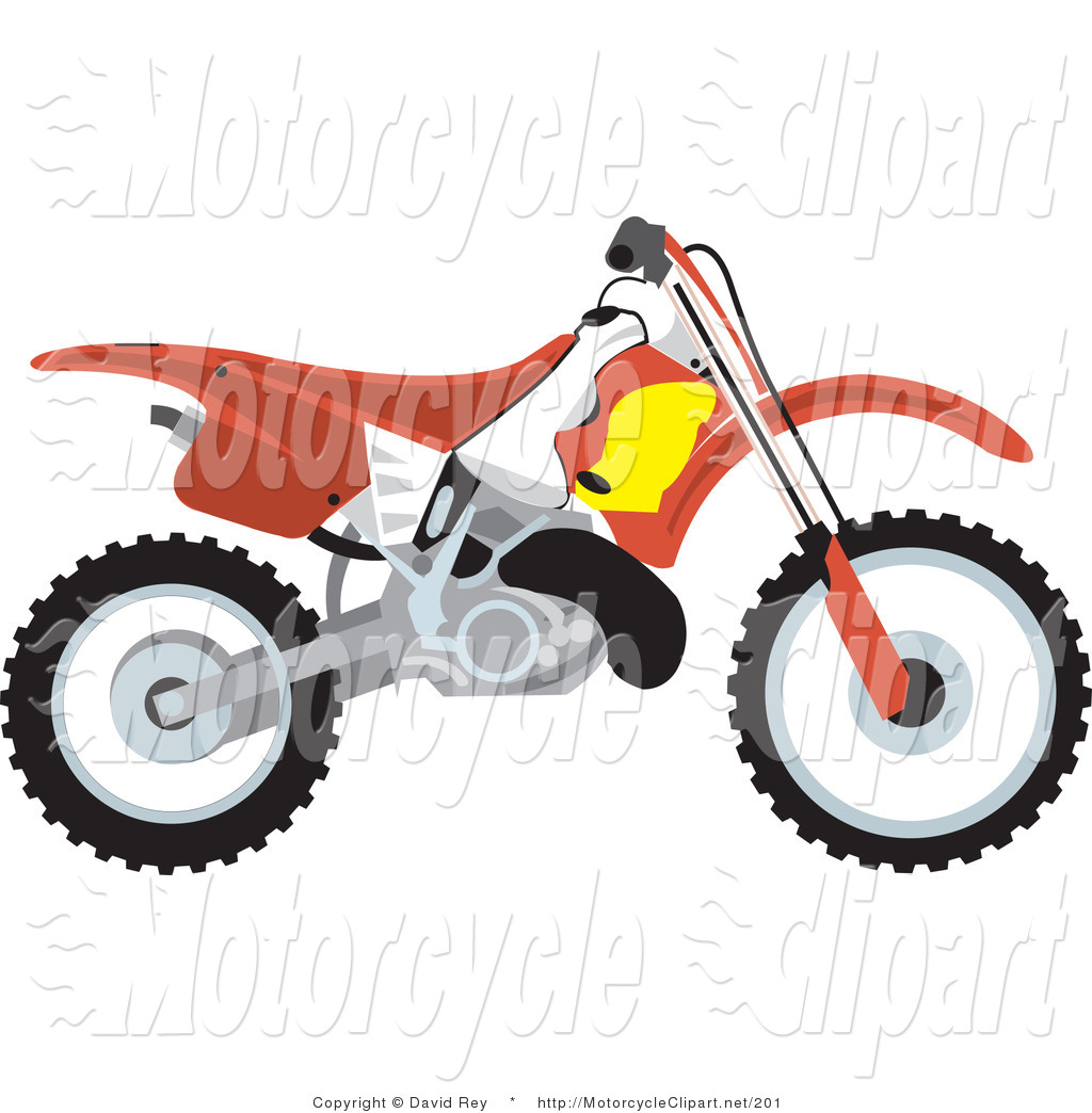 Clipart Of A Dirt Bike Motorcycle Clip Art David Rey