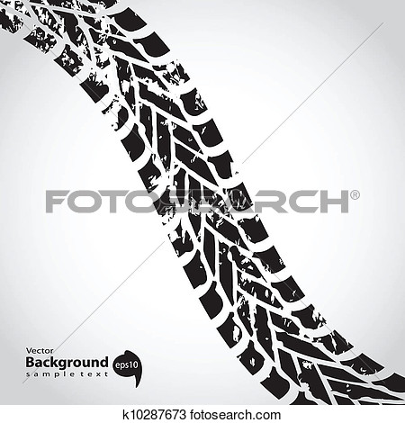 Clipart   Tire Track Background  Fotosearch   Search Clip Art