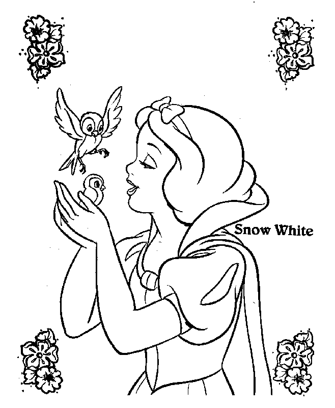 Flower Coloring Pages For Girls  White Coloring Pages 12