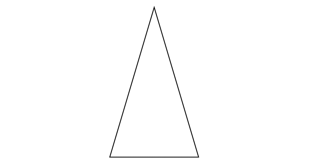 Isosceles Triangle Degrees 33 73 5 73 5   Clipart Etc