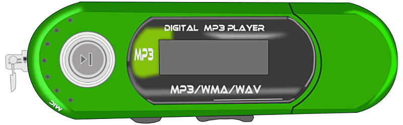 Share Mp3 Player Green Clipart With You Friends