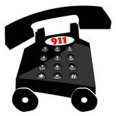 Telephone Dialing Emergency In A Hurry   911   Stock Illustration