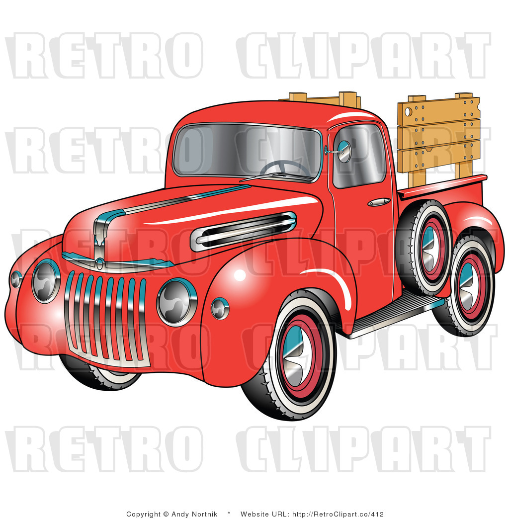 1945 Ford Pickup Truck Retro