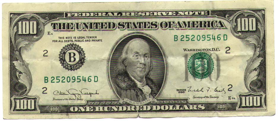 Ben Franklin 100 Dollar Bill1 Jpg