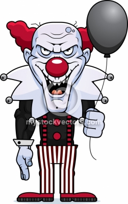 Evil Clipart Cartoon Evil Clown Royalty Free Vector Clip Art Sjpg4370