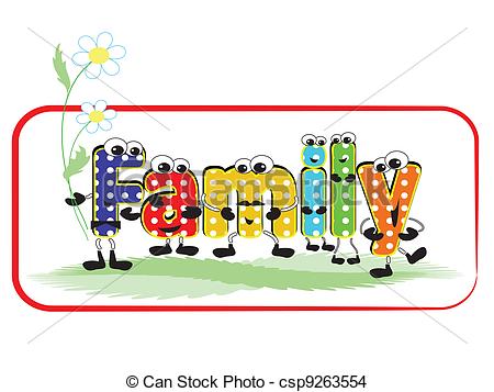 Family Word Clipart   Clipart Panda   Free Clipart Images