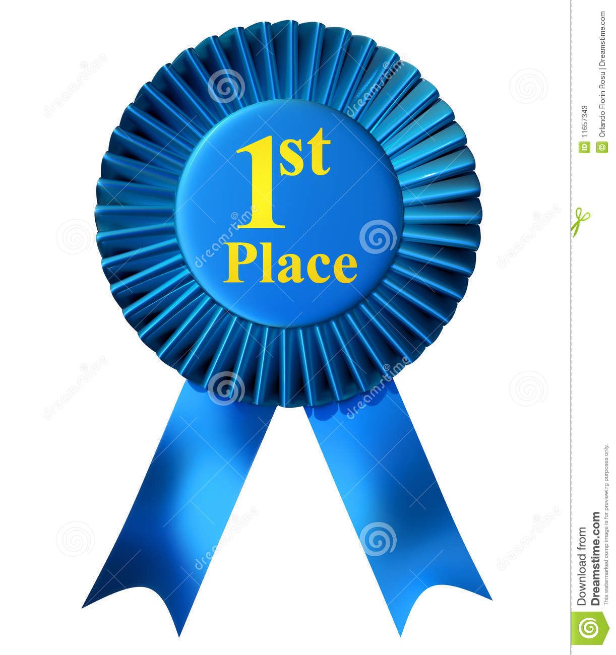     For  Clipart First Place Good Job Good Work Green Ribbon Ribbon