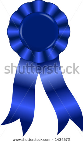Free Good Job Blue Ribbon Clipart Graphics Images And