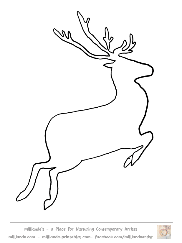 Free Reindeer Clipart Reindeer Crafts To Print At Www Milliande    