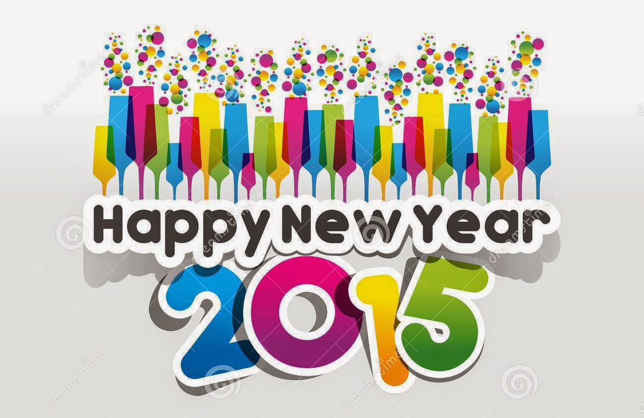 Happy New Year 2015 Clip Art