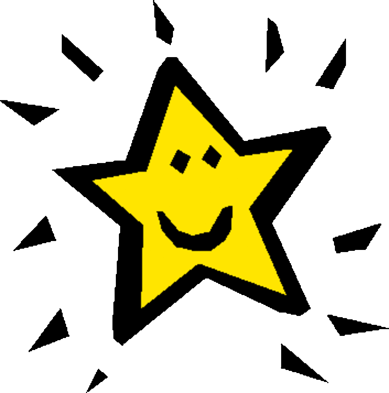 Loulou Titi Smiley Star Clipart