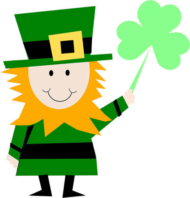 Man Character Shamrock March Luck Holiday Irish