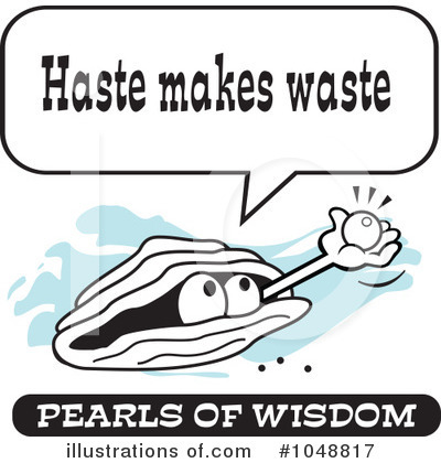 Pearls Of Wisdom Clipart  1048817 By Johnny Sajem   Royalty Free  Rf