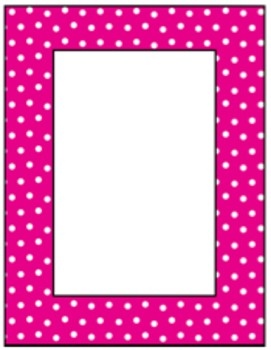 Polka Dot Frames Clip Art For Multi Purposes Image 3