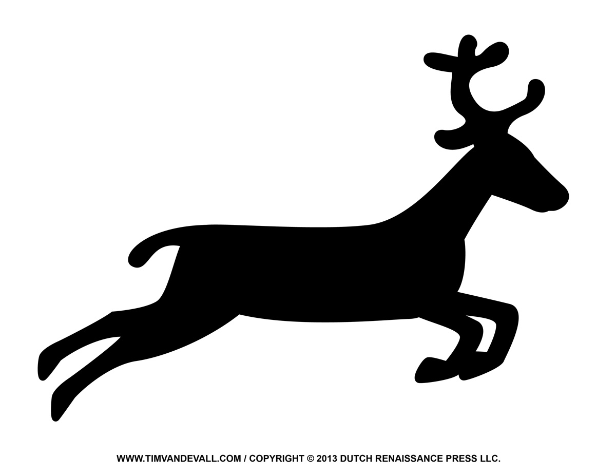 Printable Reindeer Coloring Pages For Kids