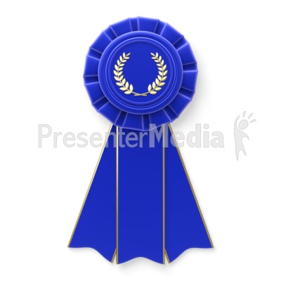Ribbon Blue Certificate Clipart First Place Good Job   Jobspapa Com