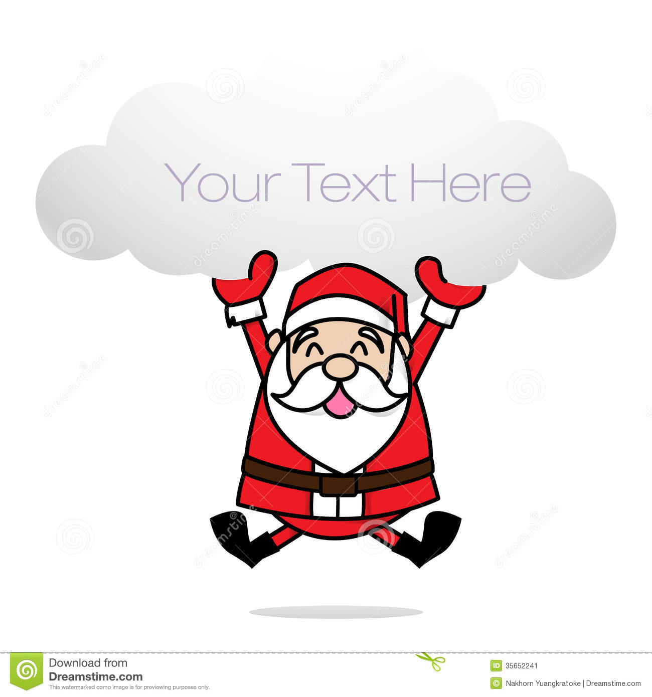 Santa Claus Clip Art Stock Image   Image  35652241