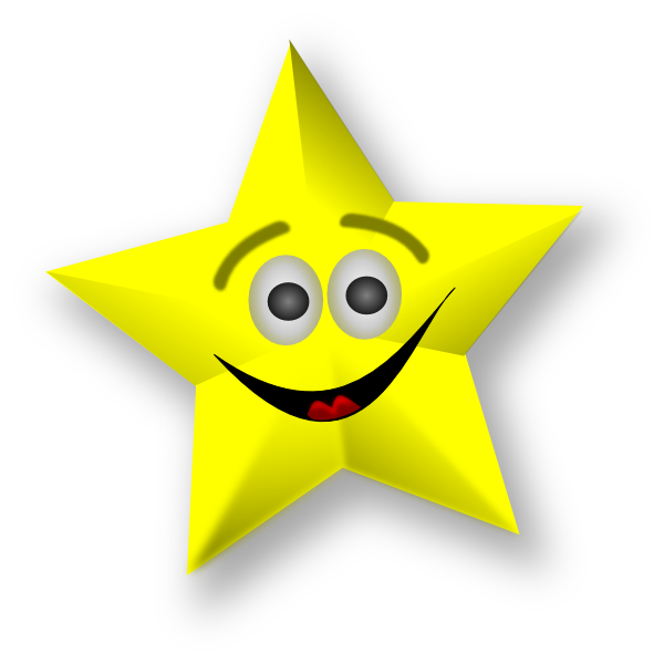 Smiling Star Clip Art At Clker Com   Vector Clip Art Online Royalty