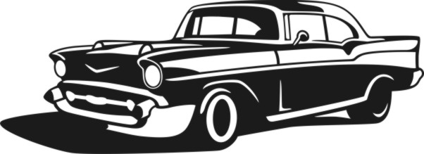 1957 Chevy     4 00   Custom Vinyl Stickers Decals For Cars