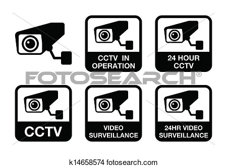 Clipart   Cctv Camera Video Surveillance Ico  Fotosearch   Search