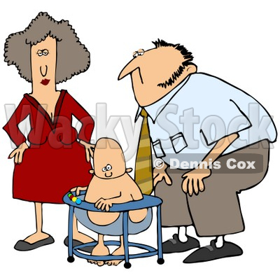 Clipart Of Mom And Dad Of A Mom And Dad Watching
