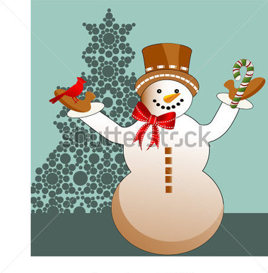 Download Source File Browse   Parks   Outdoor   Snowman With Bird And