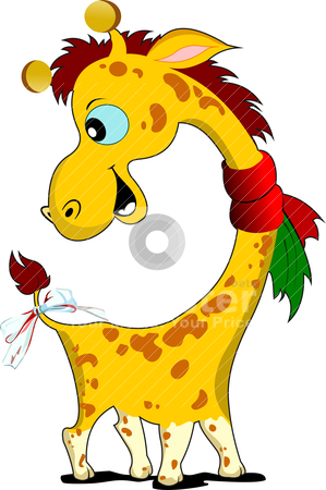 Illustration Africa Animal Baby Stock Vector Clipart Little Funny