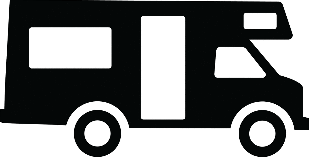 Motor Home Silhouette   Clipart Etc