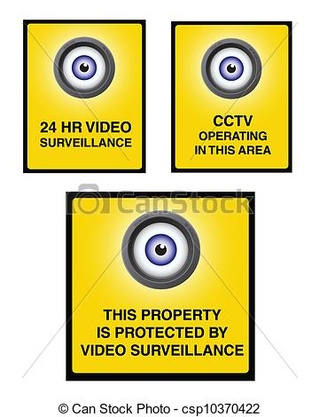 Of Video Surveillance Camera Sign Part 2   Video Surveillance