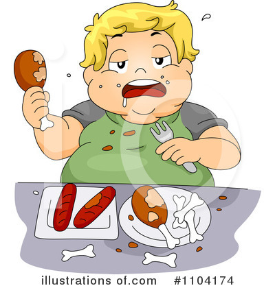 Royalty Free  Rf  Child Obesity Clipart Illustration  1104174 By Bnp