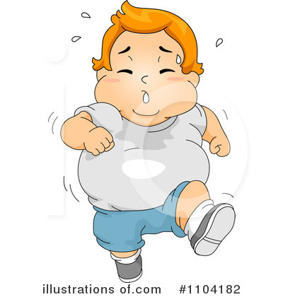 Royalty Free  Rf  Child Obesity Clipart Illustration  1104182 By Bnp
