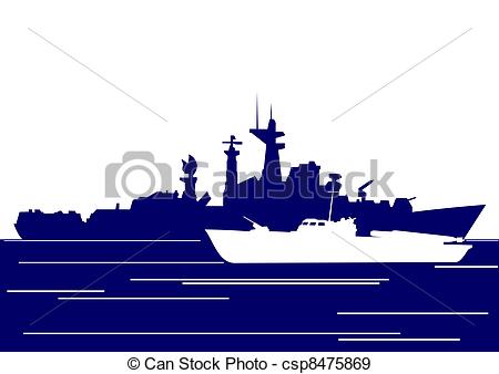 Vector   Torpedo Boat And Destroyer   Stock Illustration Royalty Free
