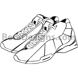 Basketball Shoes Clipart