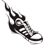 Basketball Shoes Clipart   Shoes Pictures