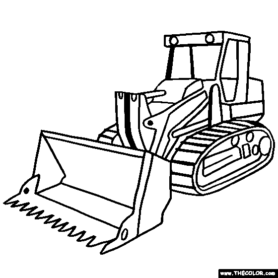 Construction Vehicle Coloring Pages