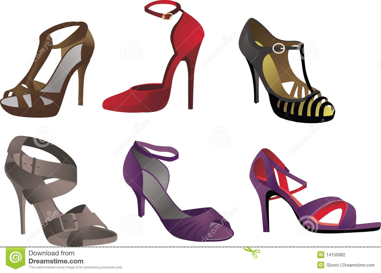 Different Types Of Fashionable Heels Pumps And Stilettos With Straps