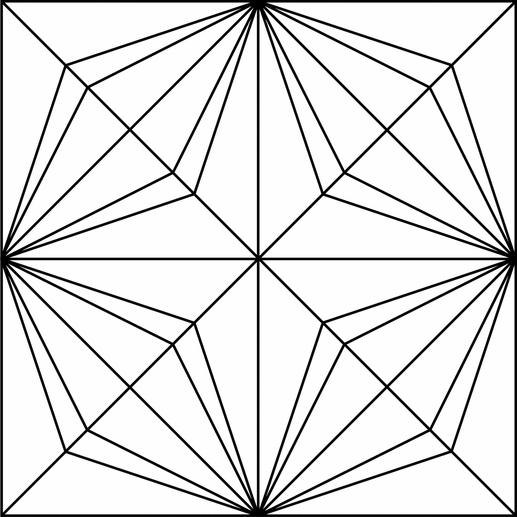 Geometric Block Pattern 14   Clipart Etc