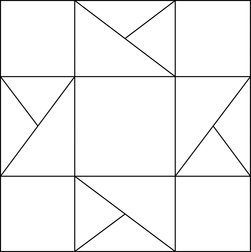 Geometric Block Pattern 21   Clipart Etc