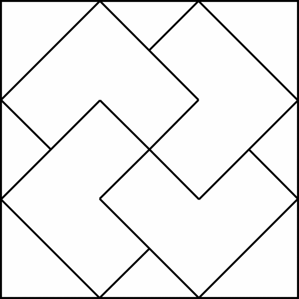 Geometric Block Pattern 29   Clipart Etc