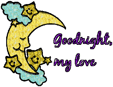 Good Night My Love Animated Glitter Graphic   Clipart Best   Clipart