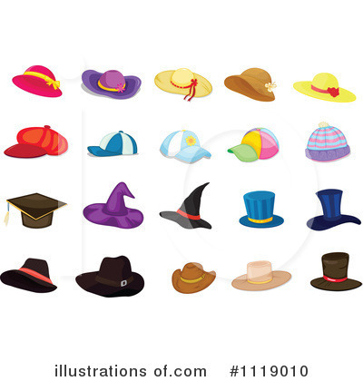 Hat Clipart  1119010   Illustration By Colematt