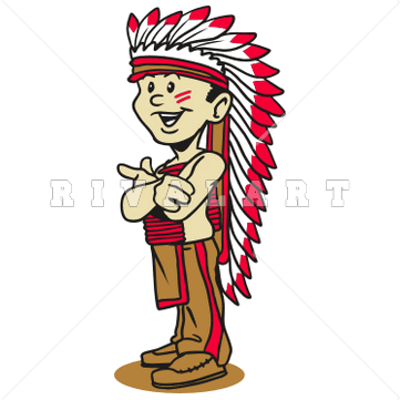Indian Clipart Mascot   Clipart Panda   Free Clipart Images