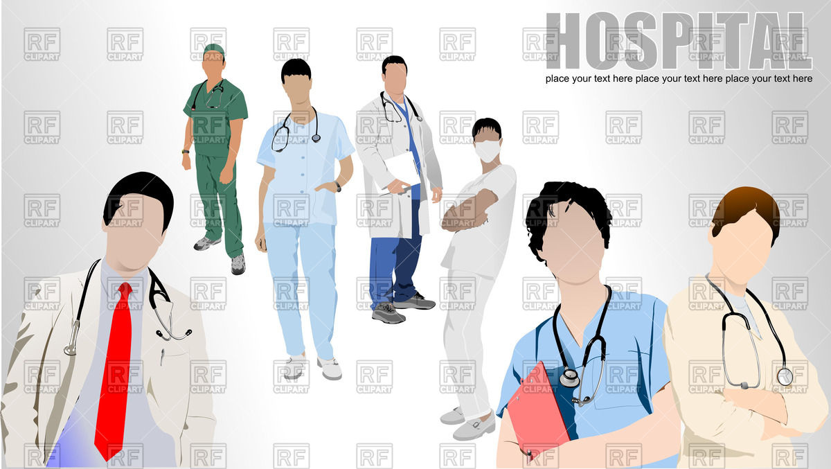 Medical Staff Of Hospital  Nurses And Doctors 54136 Download Royalty