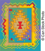 Mexican Vector Ethnic Ornament Vector Clipart
