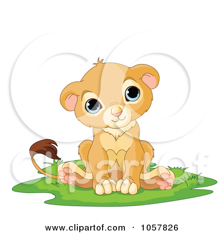 Royalty Free  Rf  Baby Lion Clipart Illustrations Vector Graphics  1