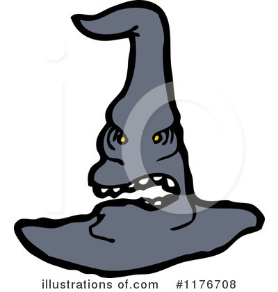 Royalty Free  Rf  Witches Hat Clipart Illustration By Lineartestpilot